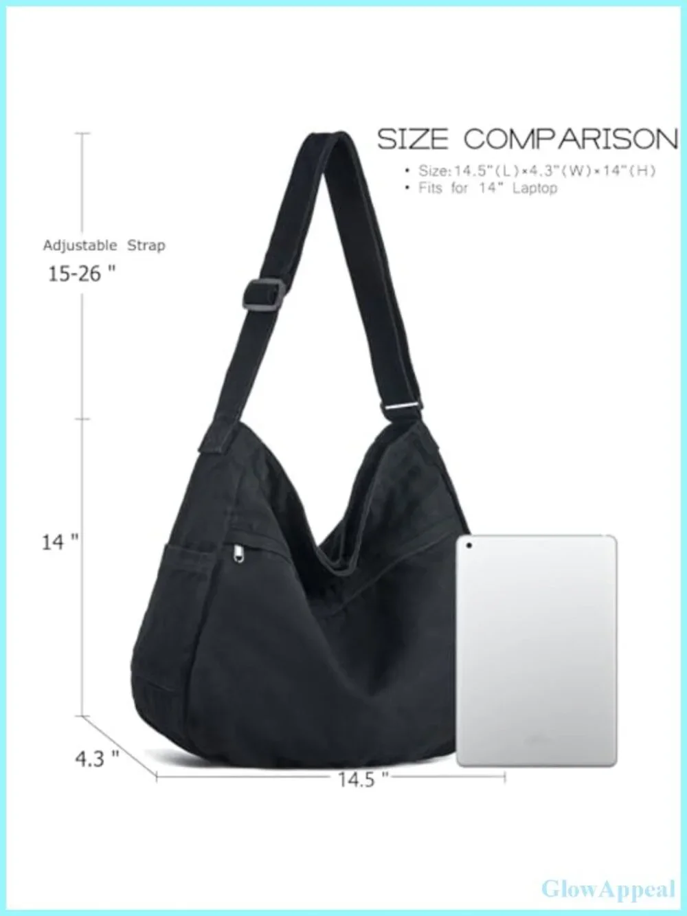 N/A canvas hobo